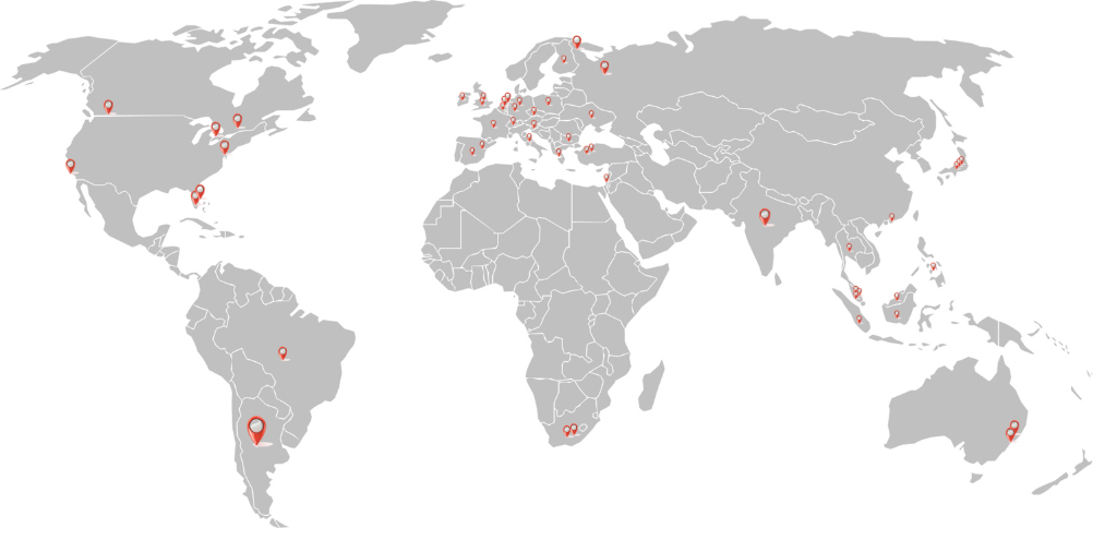 DanVPNs internationale servernetværk